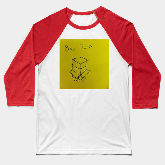 Box Turtle Baseball T-Shirt by CINEMA 911